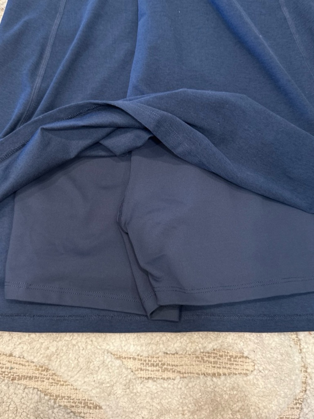 Beyond Yoga Navy Blue Mini Tennis Dress - Picture 5 of 5